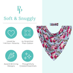 Posh Peanut swaddle with breathable bamboo viscose suitable for sensitive skin
