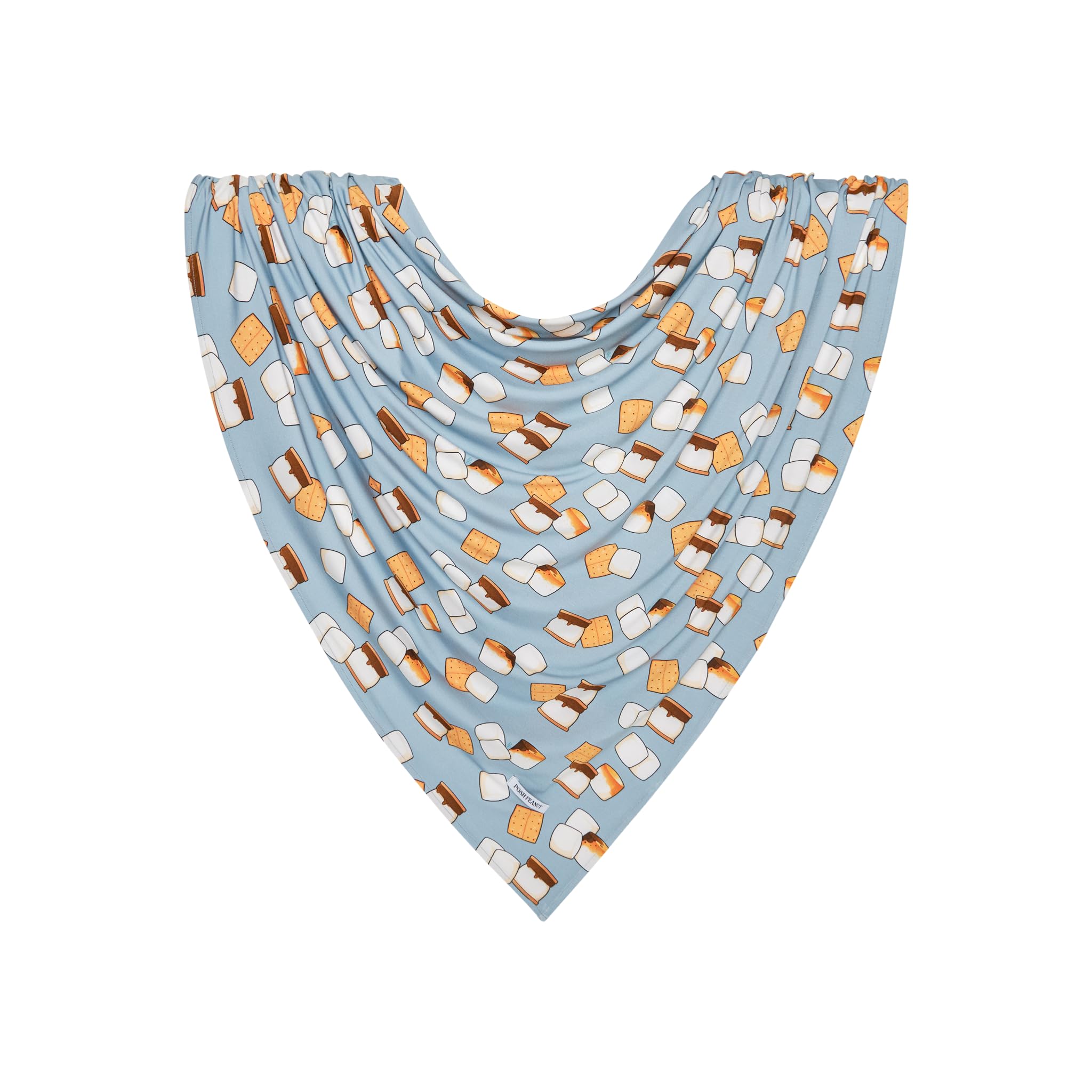Posh Peanut Marshall swaddle set with beanie, cozy sleep and versatile coverage.