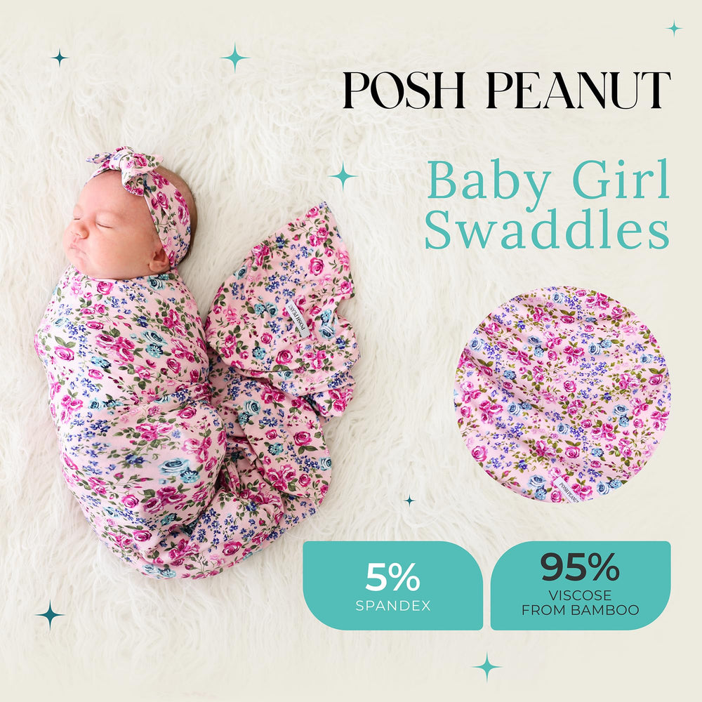 Posh Peanut viscose bamboo headband Pixie for stylish newborn outfits