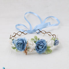 PoshMyra floral crown soft inside lining for gentle wear