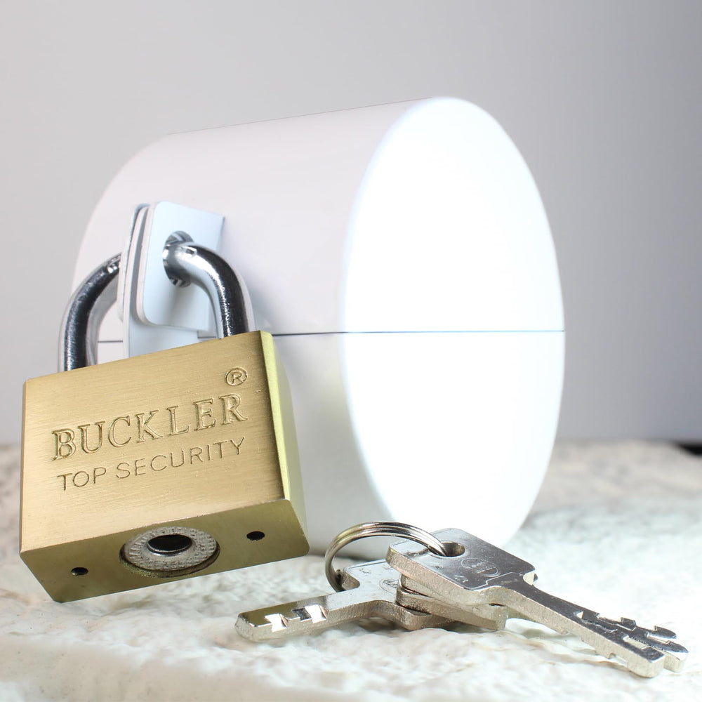 Posnaland lock system for outdoor faucet guards against dust and rain intrusion.