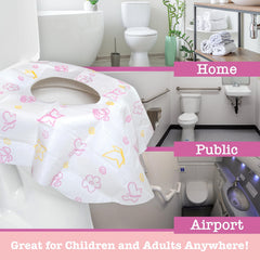 Optional no-slip adhesive strips help keep the cover in place.
