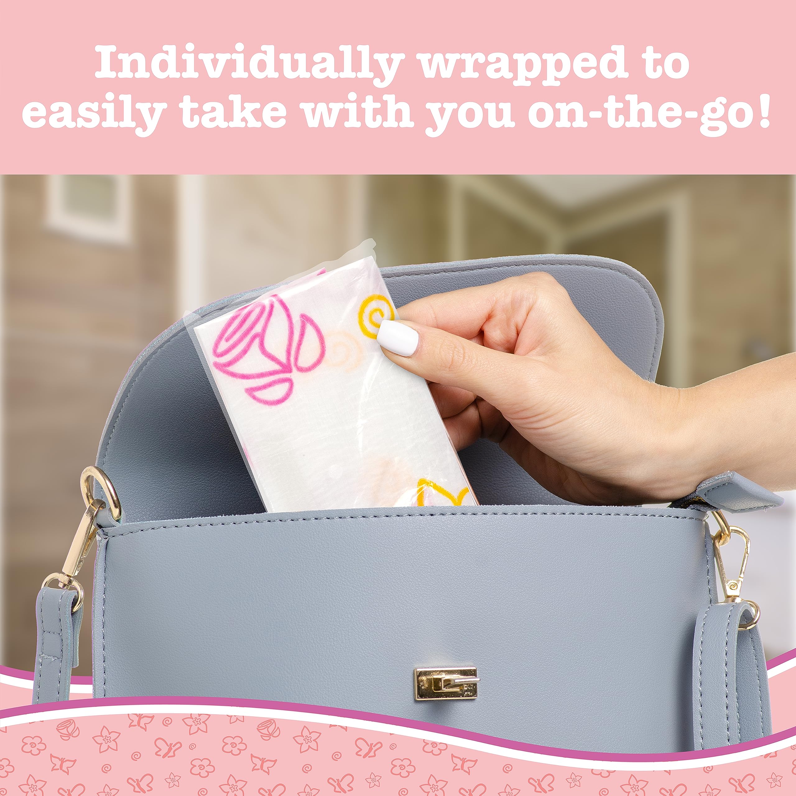 Potty Shields floral XL cover with waterproof liner blocks moisture transfer