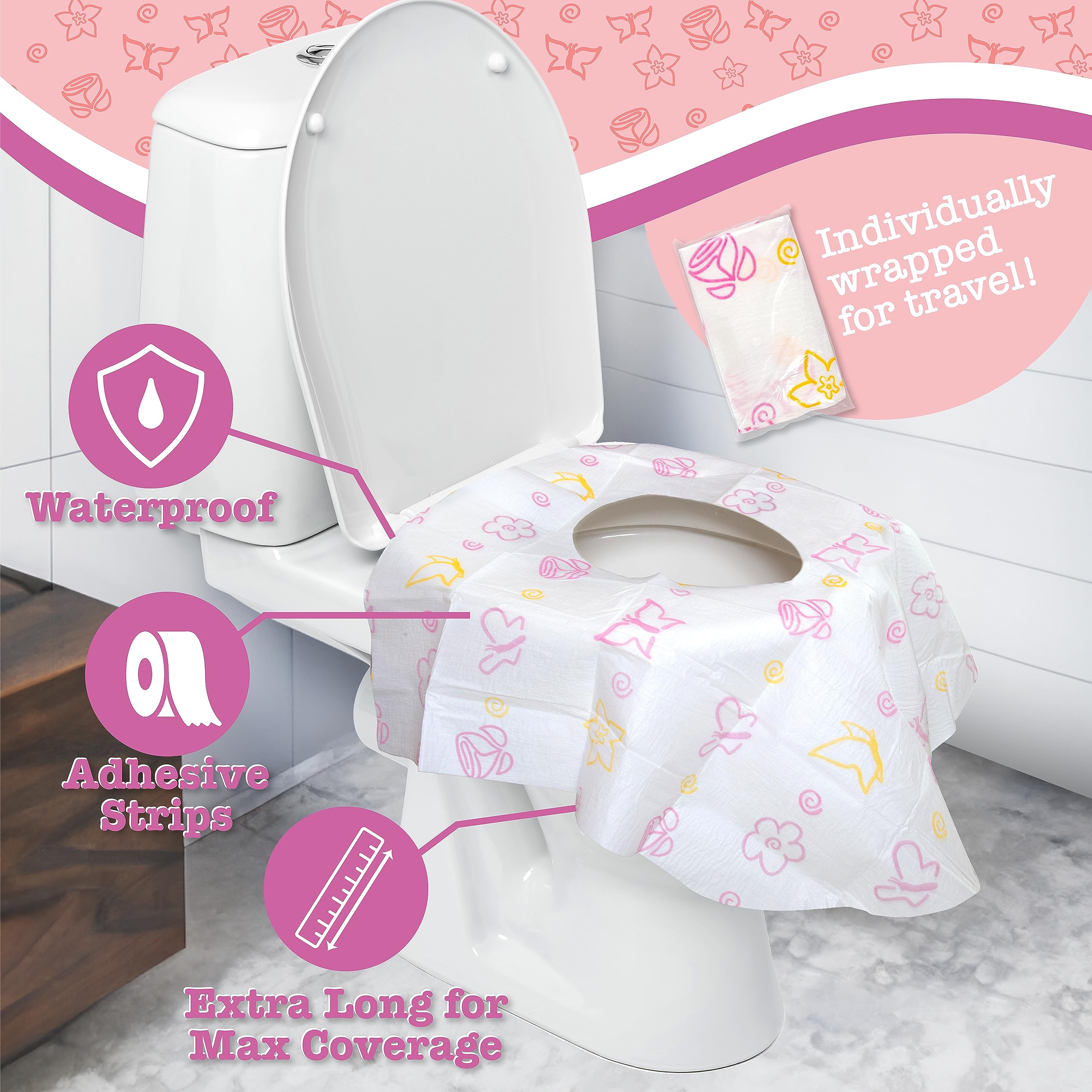 Potty Shields plastic liner creates a waterproof barrier against moisture.