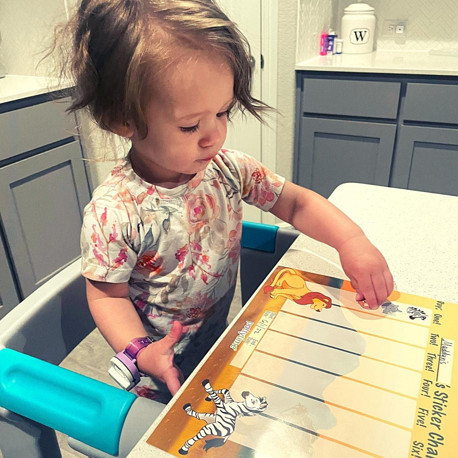 Potty Time interactive training tool supports positive reinforcement through rewards.