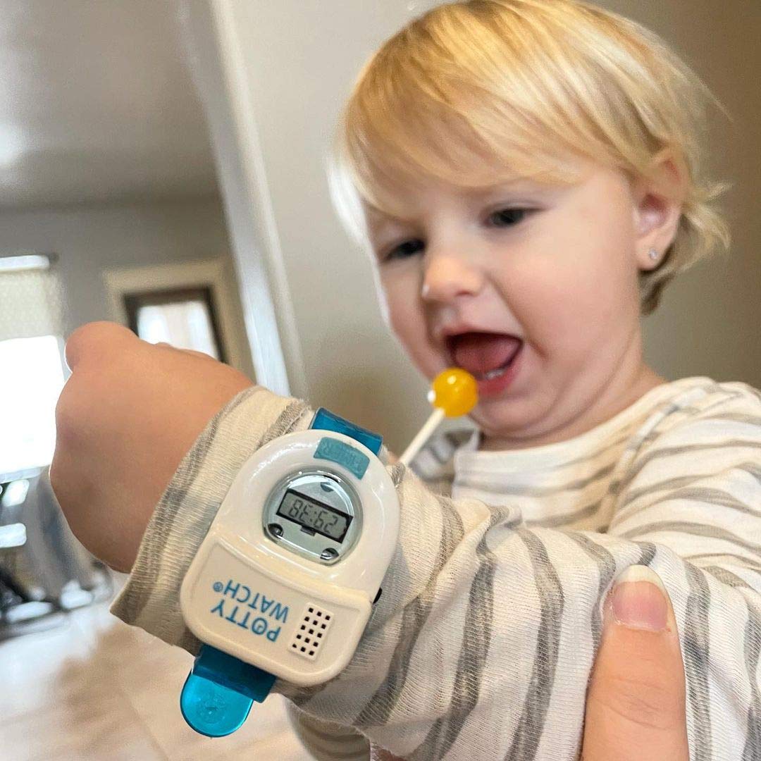 Illustration of a 60-minute reminder setting on the Potty Watch.