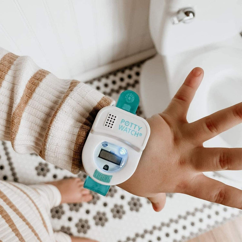 Potty Time Potty Watch blue, music alert supports engaging routines.