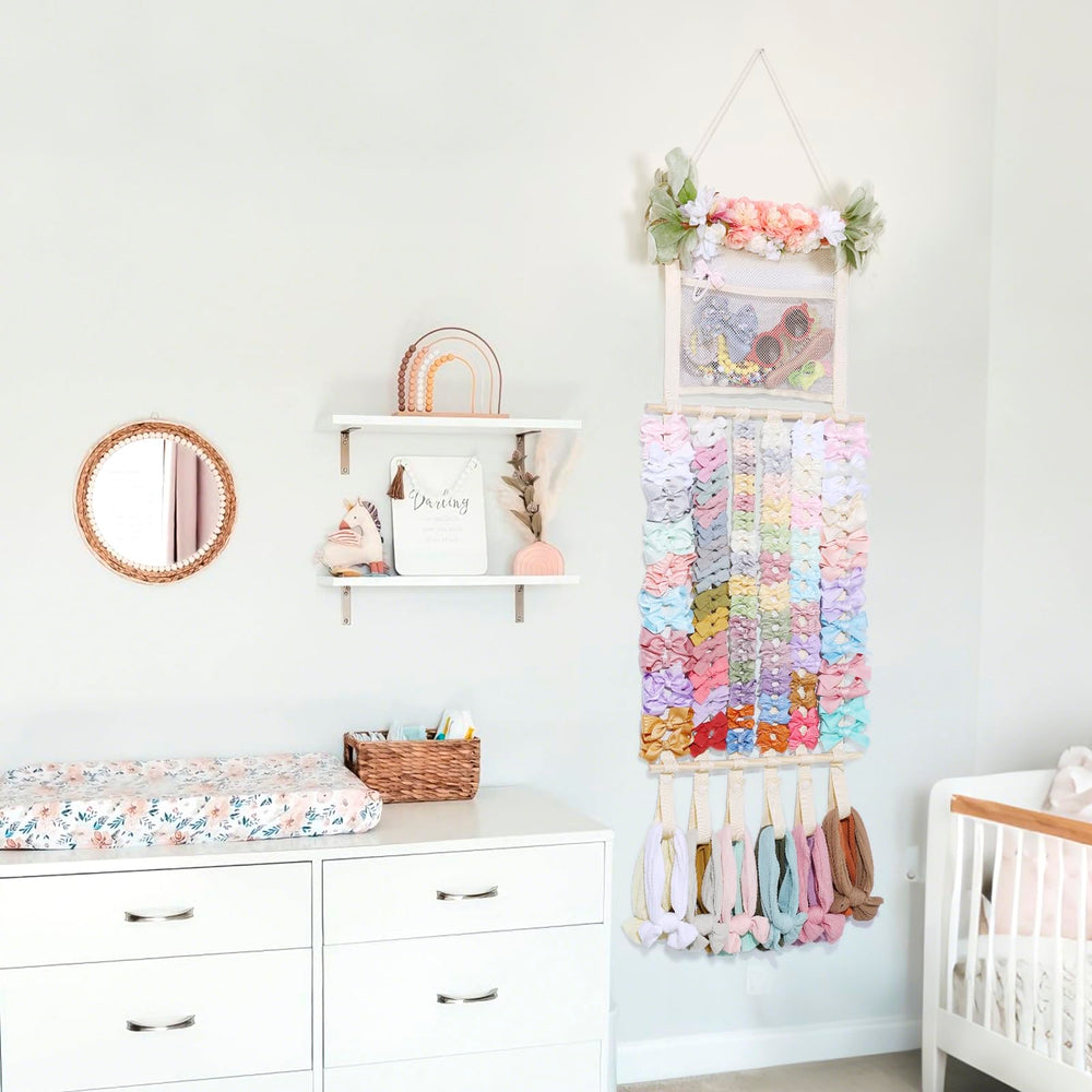POVETIRE baby nursery decor adds cute premium ambiance while organizing essentials