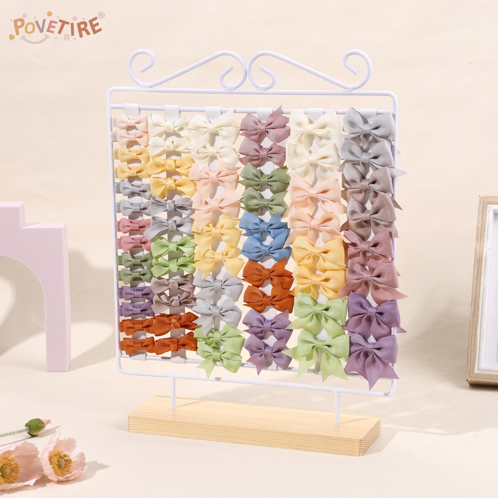 POVETIRE bow-organizer-assembly shows easy, one-step setup for fast tidying.