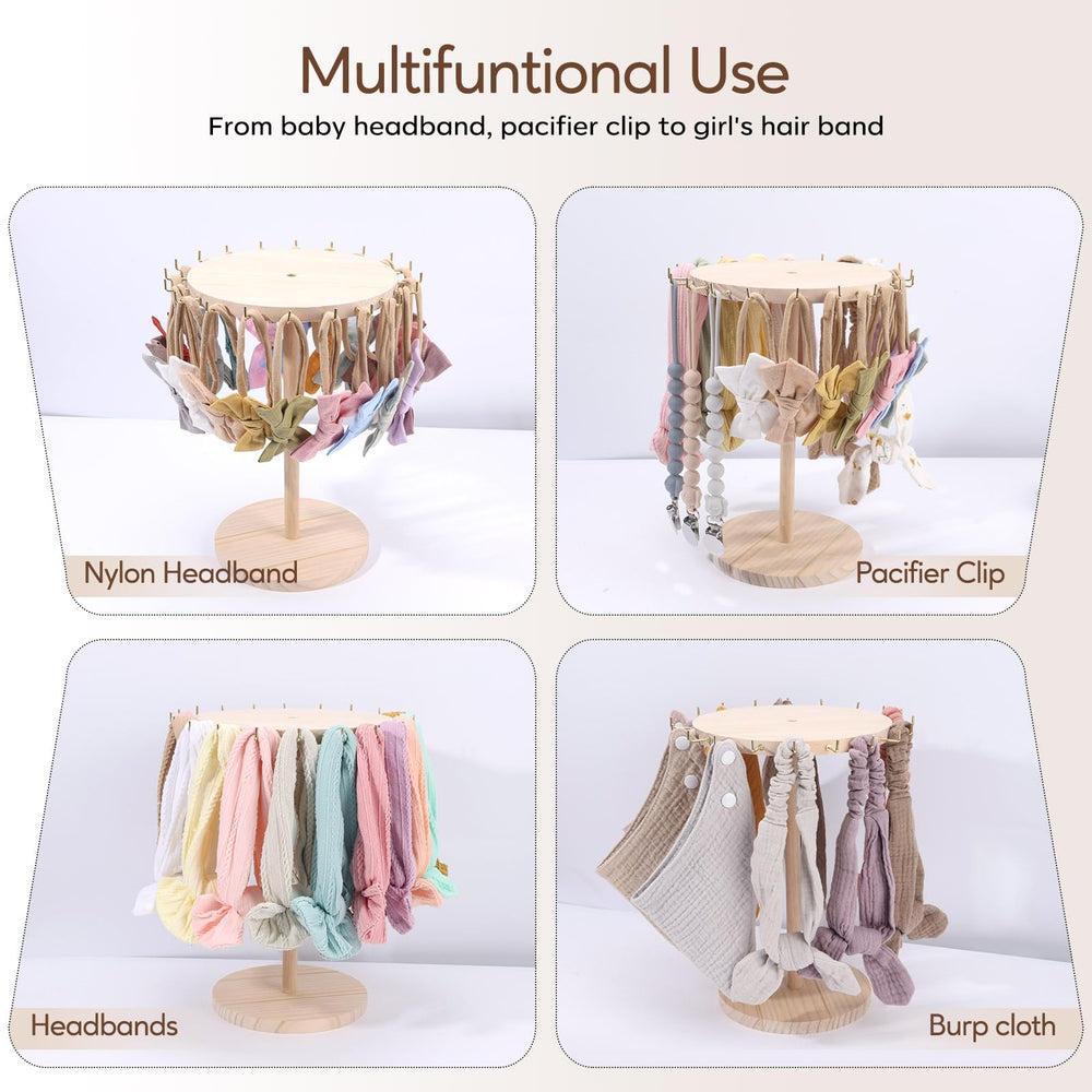 POVETIRE desk bow holder keeps dressers tidy and items within reach.