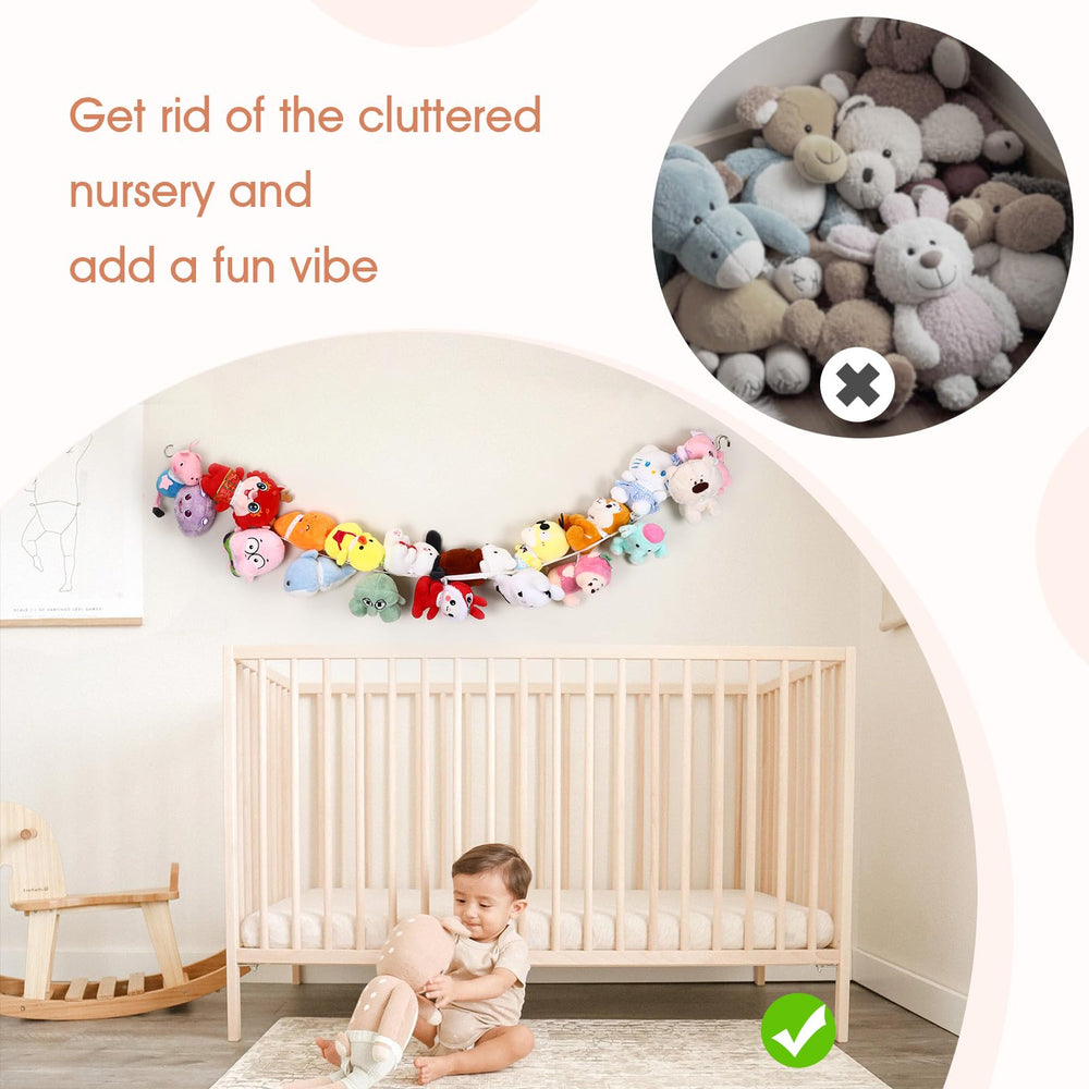 POVETIRE display-ready storage brightens nurseries with a tidy, decorative toy display