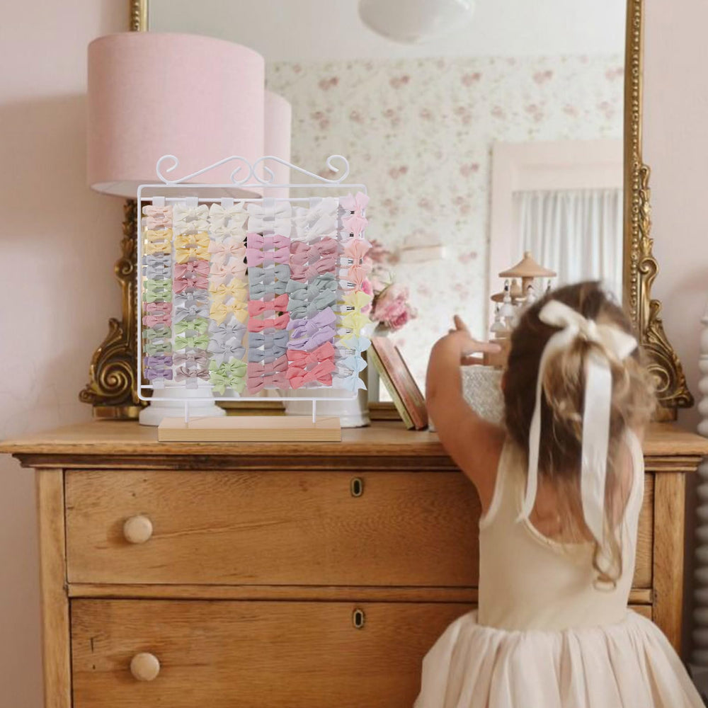POVETIRE durable-wood-ironwork-bow-holder designed for long-lasting nursery use.