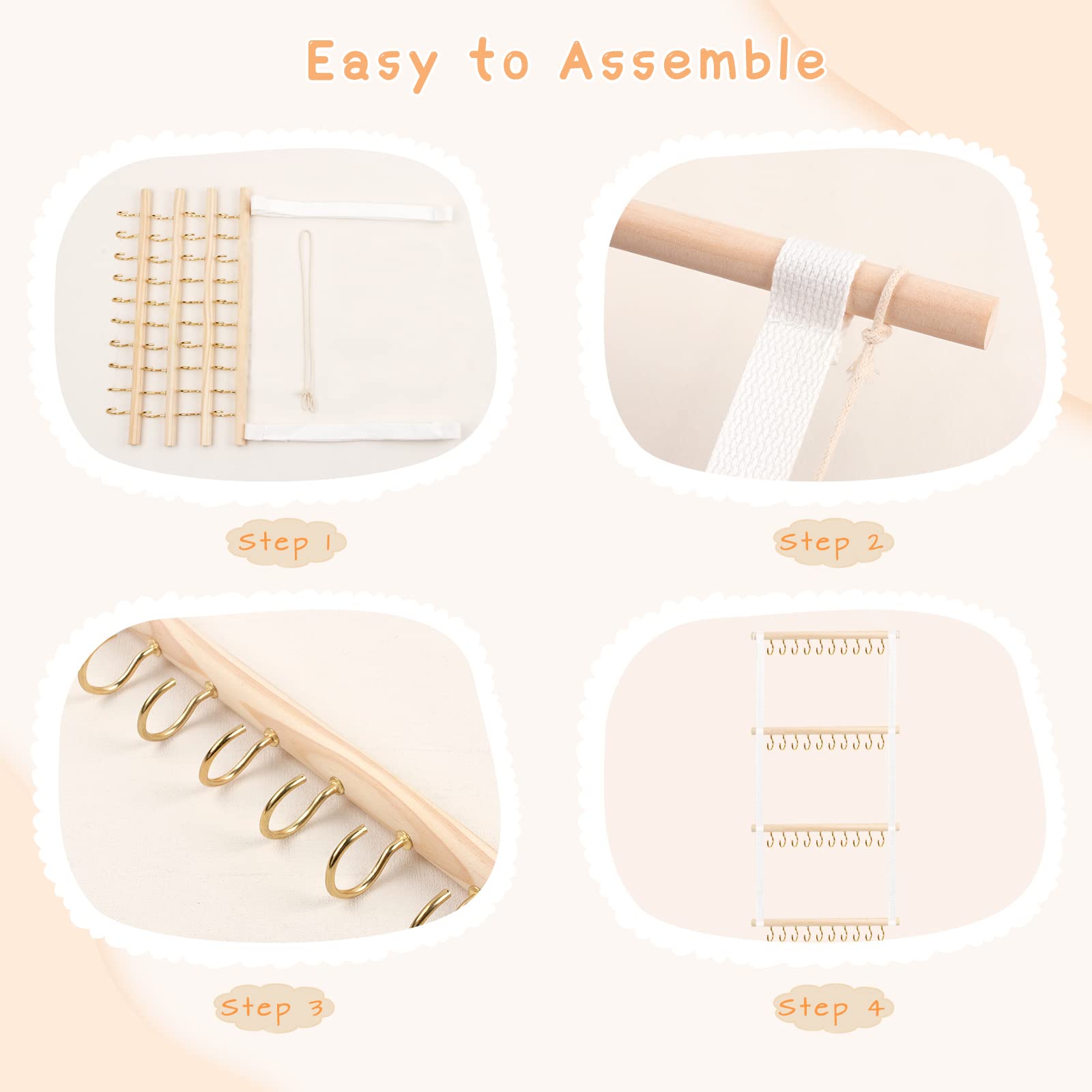 POVETIRE easy assembly guide helps quick wall installation.