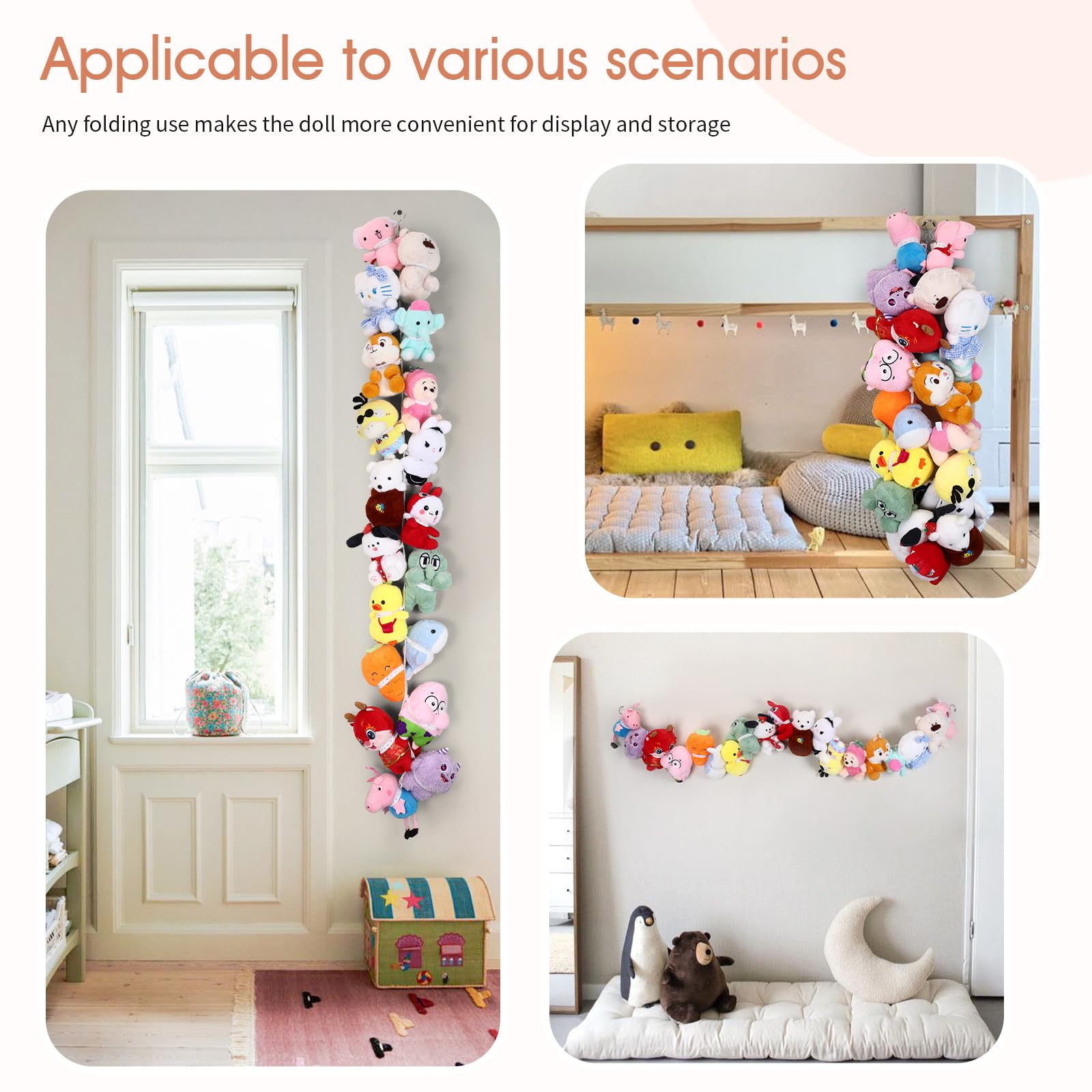 POVETIRE easy-installation includes hardware for quick setup in bedrooms or playrooms