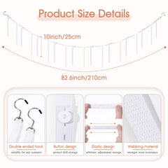 POVETIRE elastic-material toy storage organizer adapts to growing plush collections