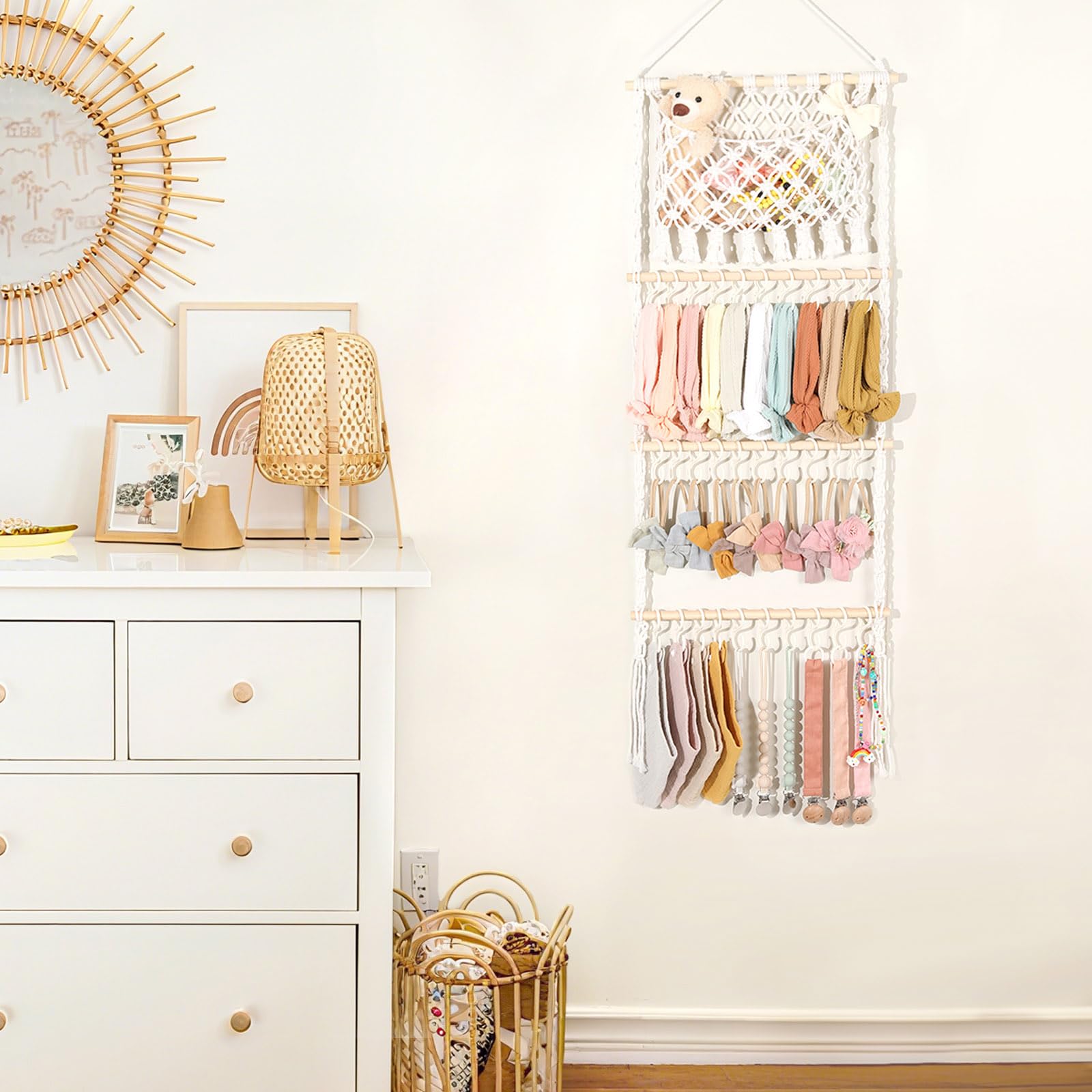 POVETIRE gift-ready bow organizer offers a thoughtful, practical present for moms.