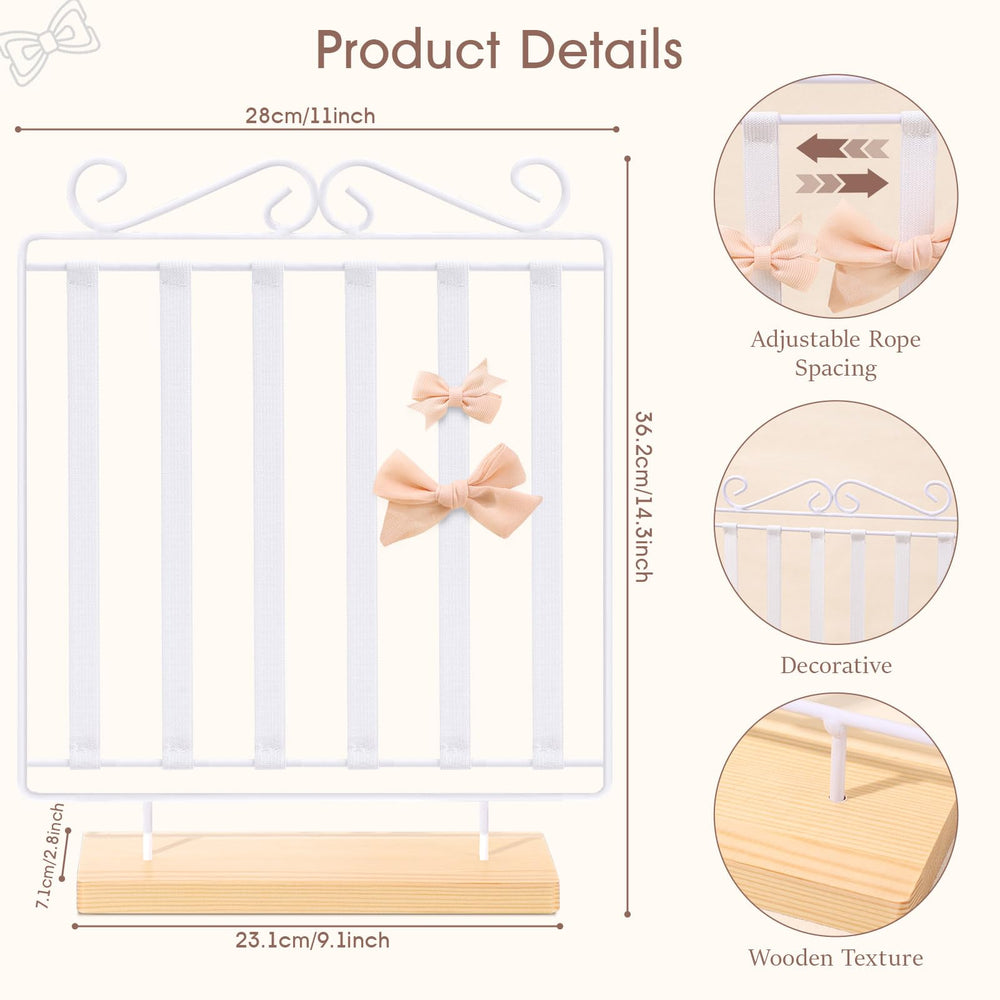 POVETIRE hair-clip-storage-stand stores clips neatly for quick access.