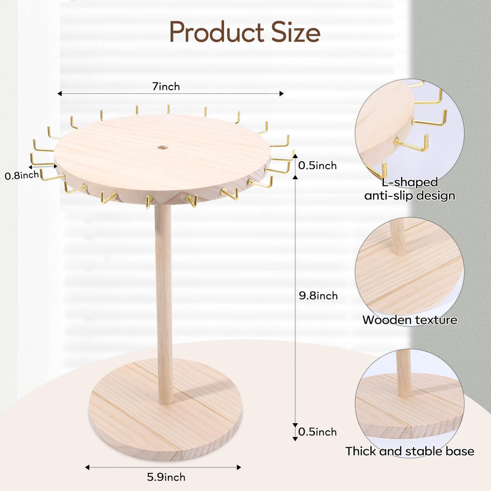 POVETIRE head wrap storage shelf provides vertical space saving solution.