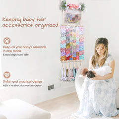 POVETIRE mesh-bag storage stores small items for baby accessories