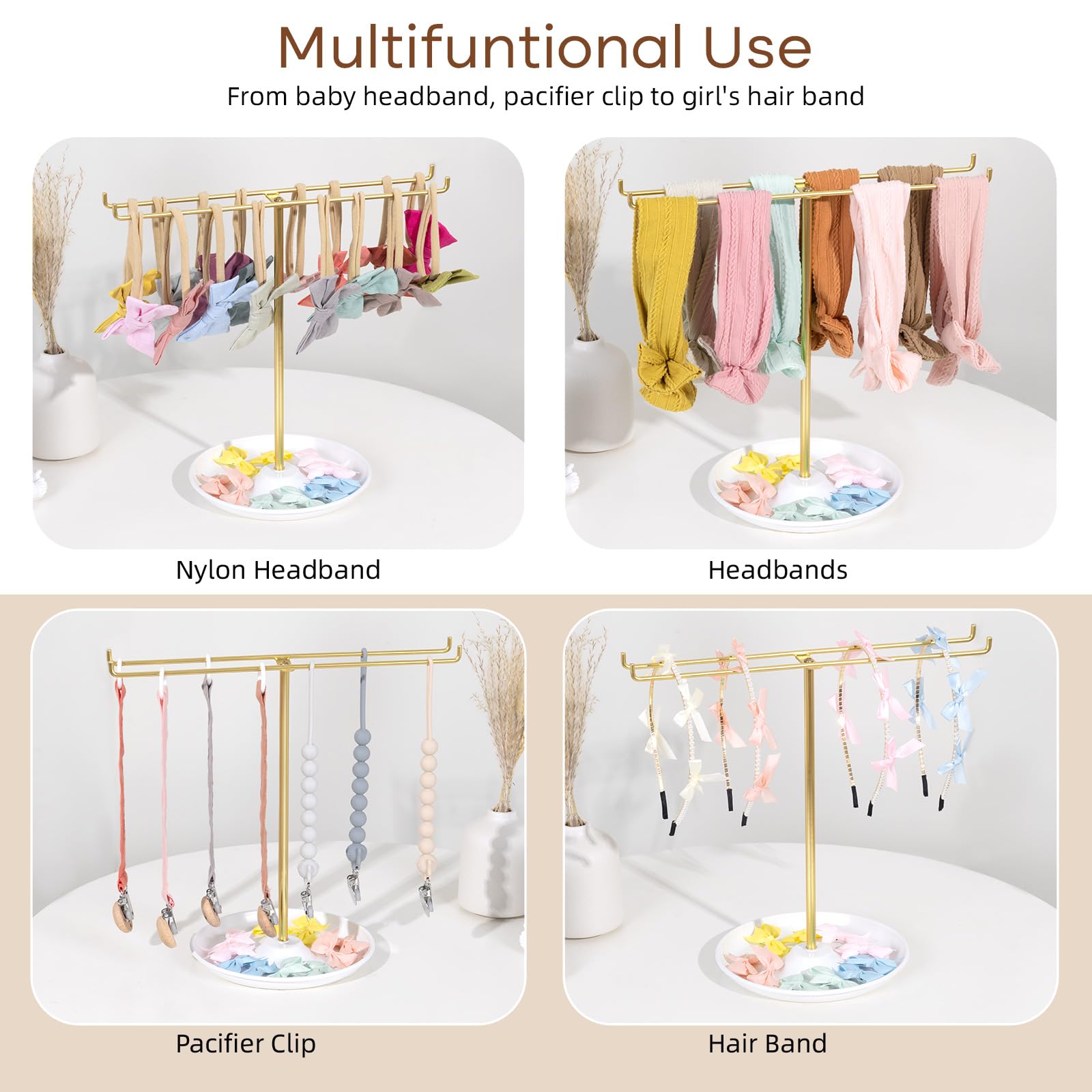 POVETIRE multi-functional base frees space for small items and keeps desks tidy.