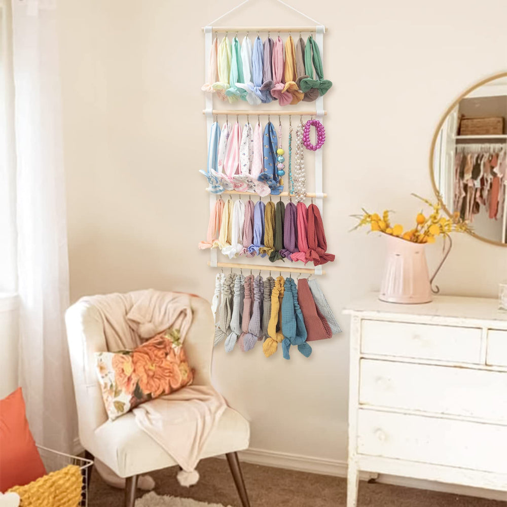 POVETIRE nursery room accessory near dresser speeds outfit prep.