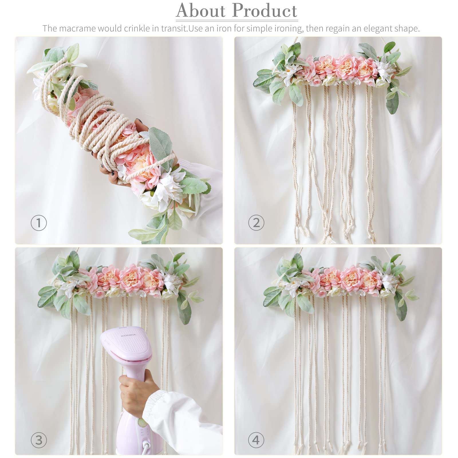 POVETIRE organized bow storage enhances nursery room aesthetics.