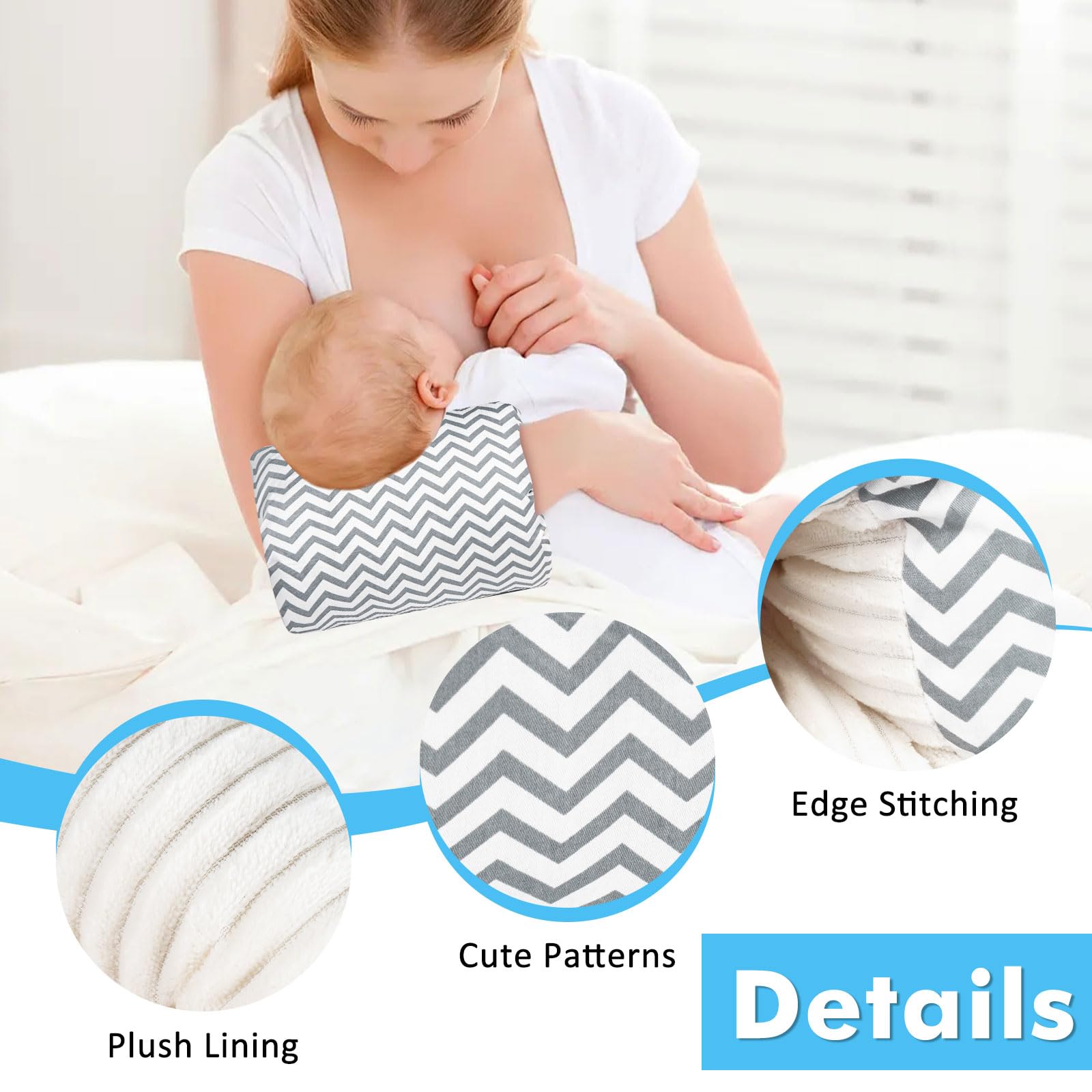 Povkufii pillow supports correct feeding position for caregivers.