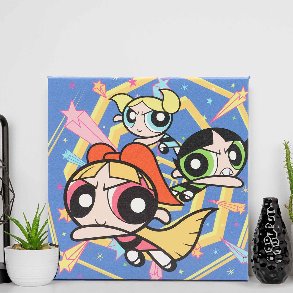 12x12 canvas brings bold colors to kid spaces