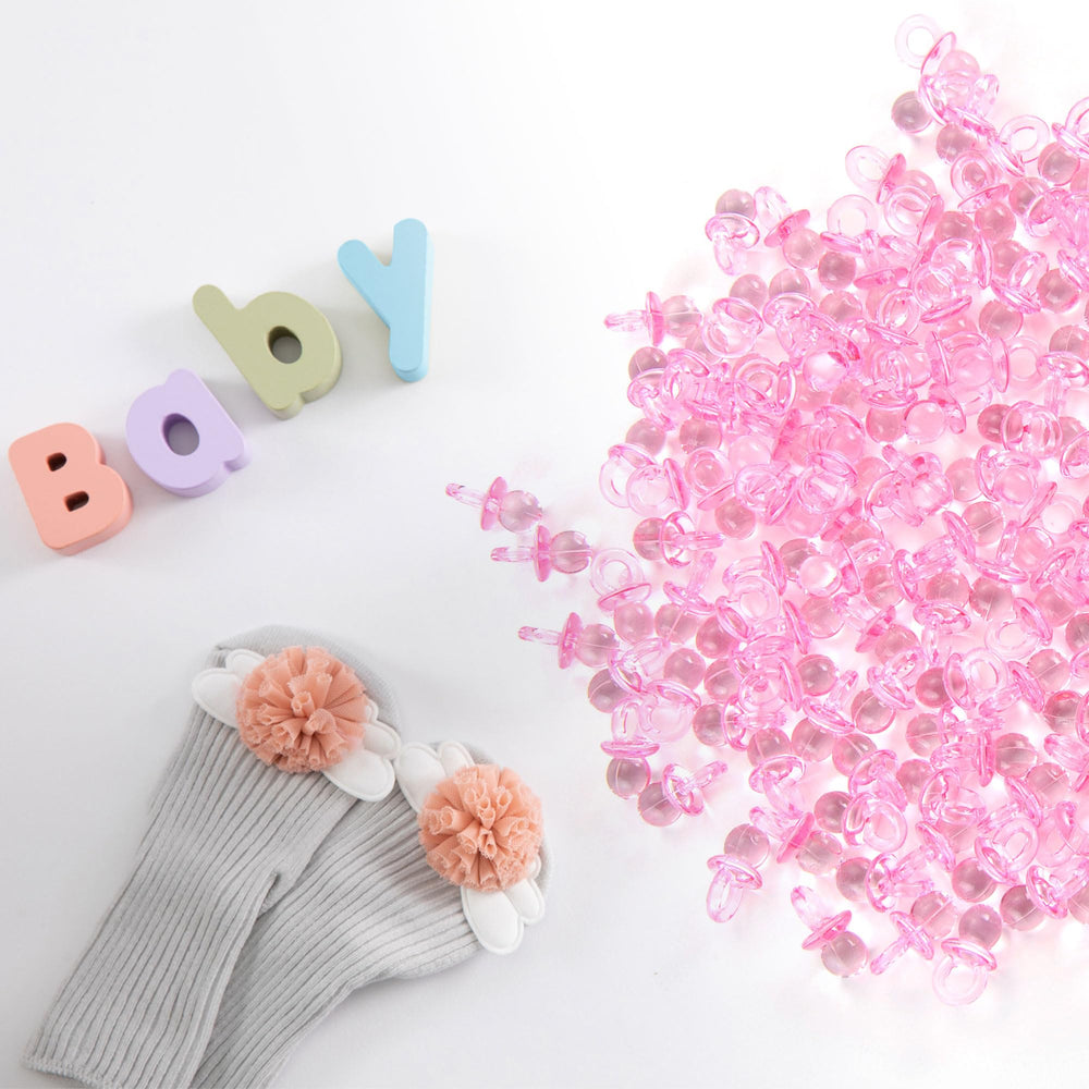 PowerTRC baby shower decor centerpiece with pink accents