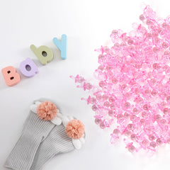 PowerTRC baby shower decor centerpiece with pink accents