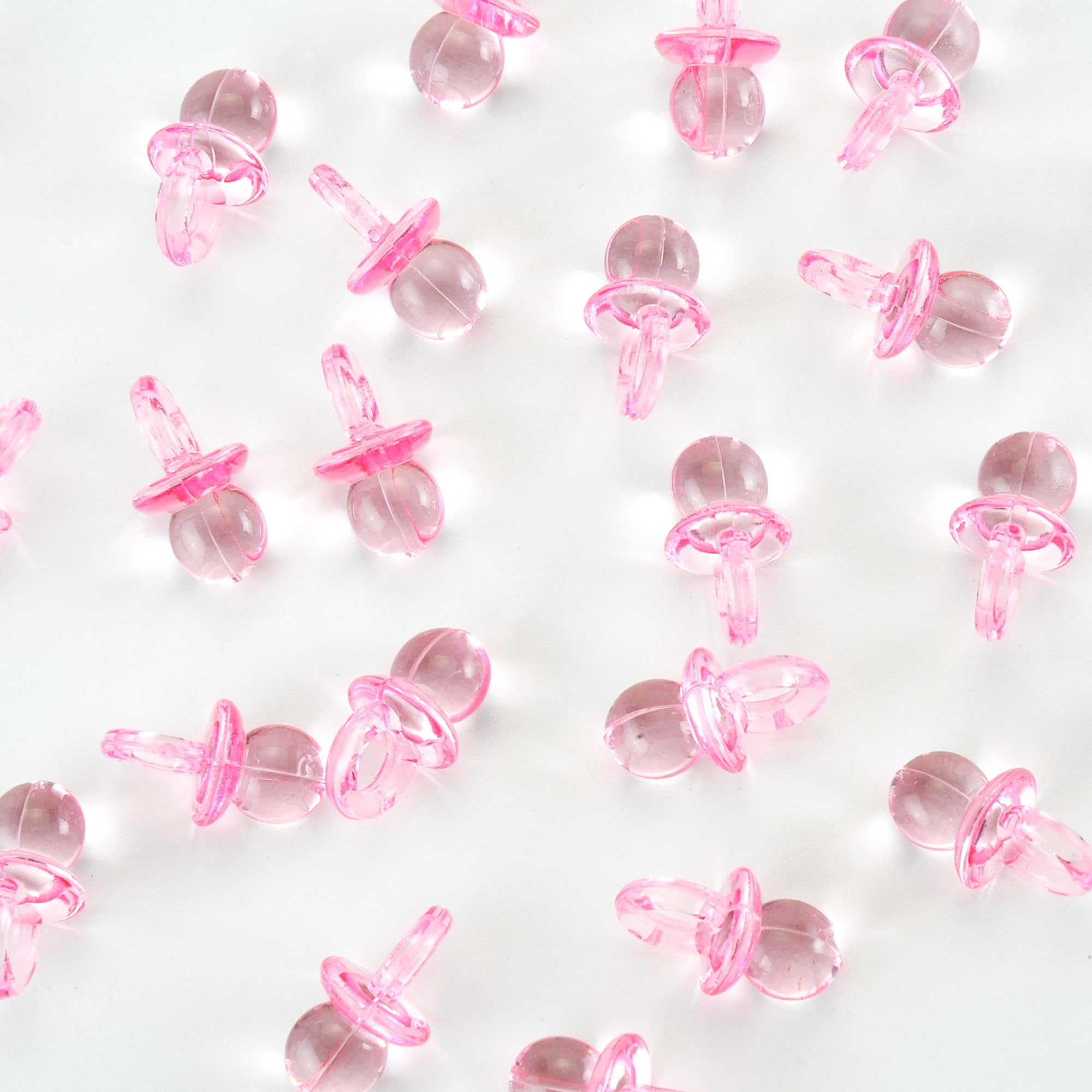 PowerTRC pink pacifier cake topper for sweet dessert detail