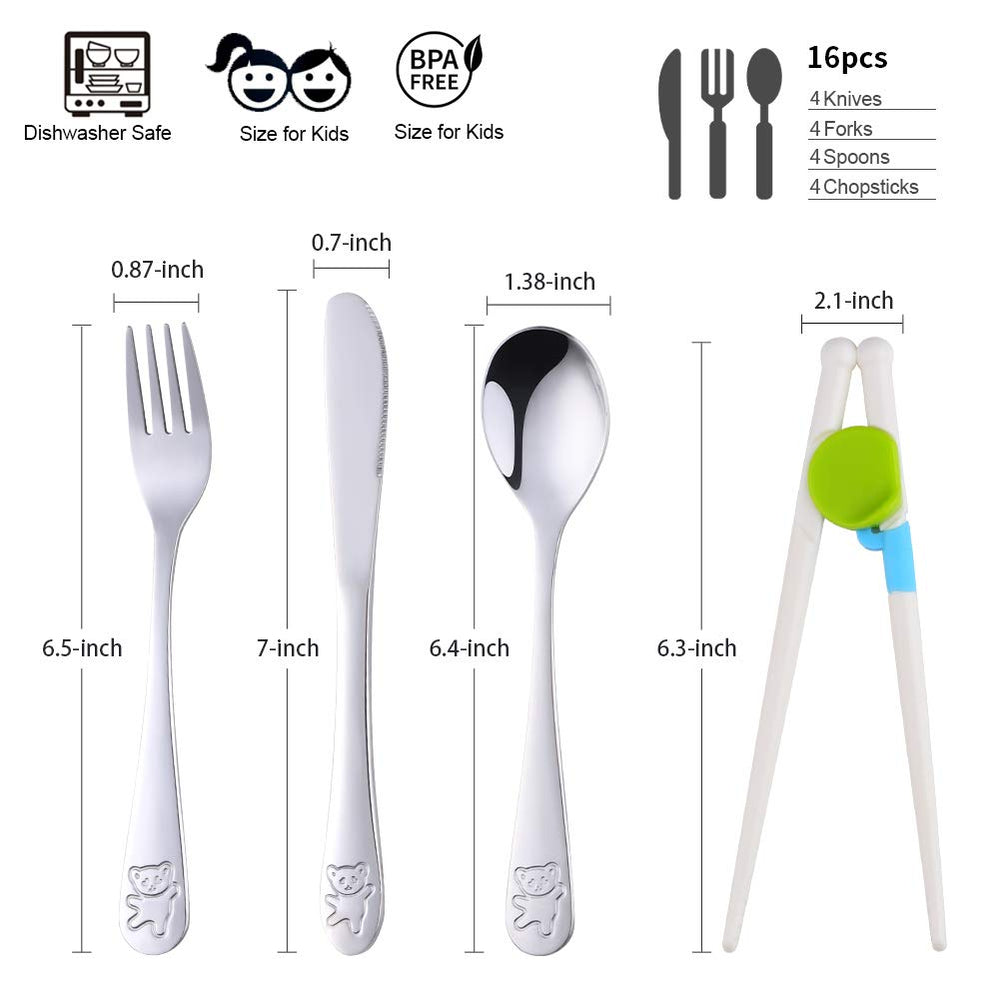 Poylim kids forks with ergonomic handles for easy grip.