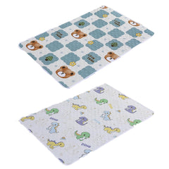 POZHDA 2 Packs Pee Pads showing waterproof bed pad protection for dry nights