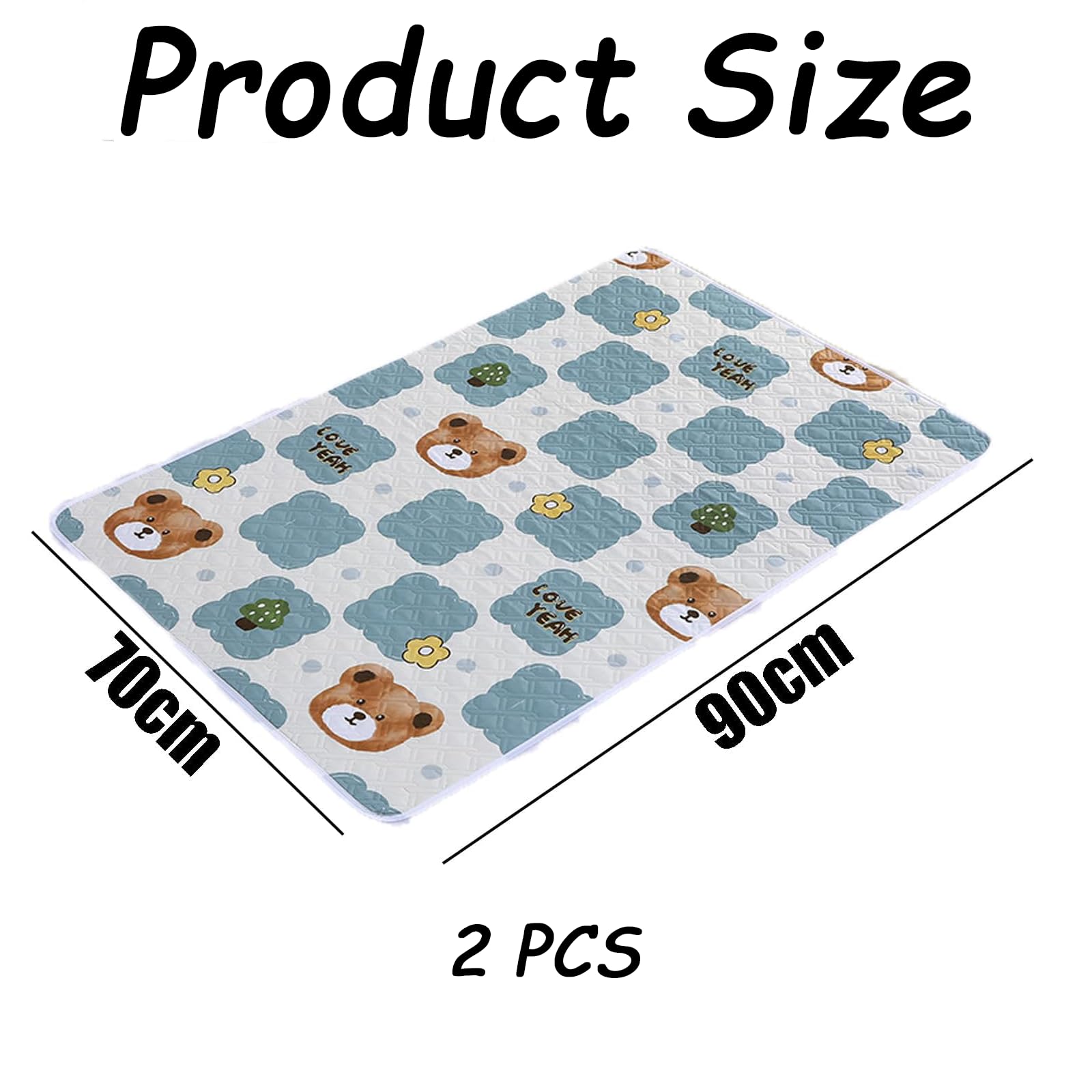 POZHDA durable reusable pee pad material highlighting long-lasting use