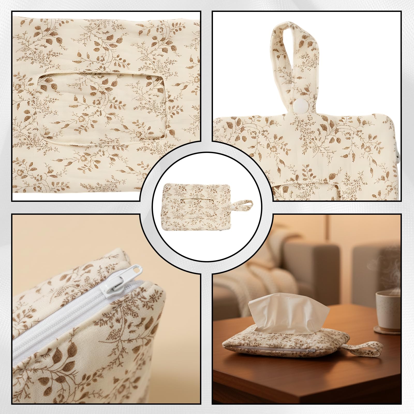 POZHDA Portable Wipe Holder is lightweight with an attachment loop for travel.