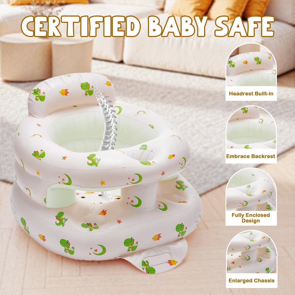 POZMTIORE ergonomic back-rest supports comfortable sitting for babies