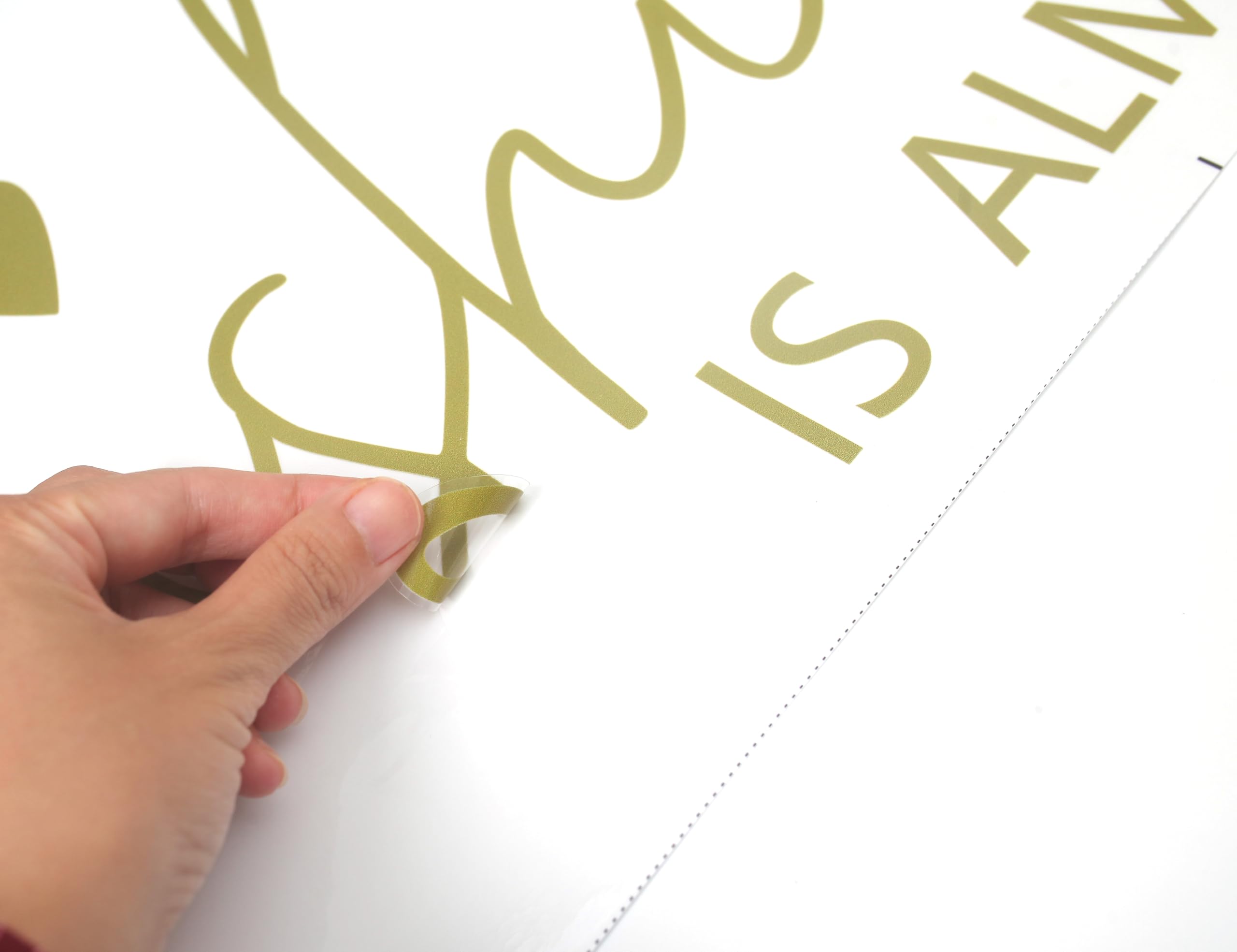 PQQIEE Easy-apply decal for smooth surfaces, fast room transformation