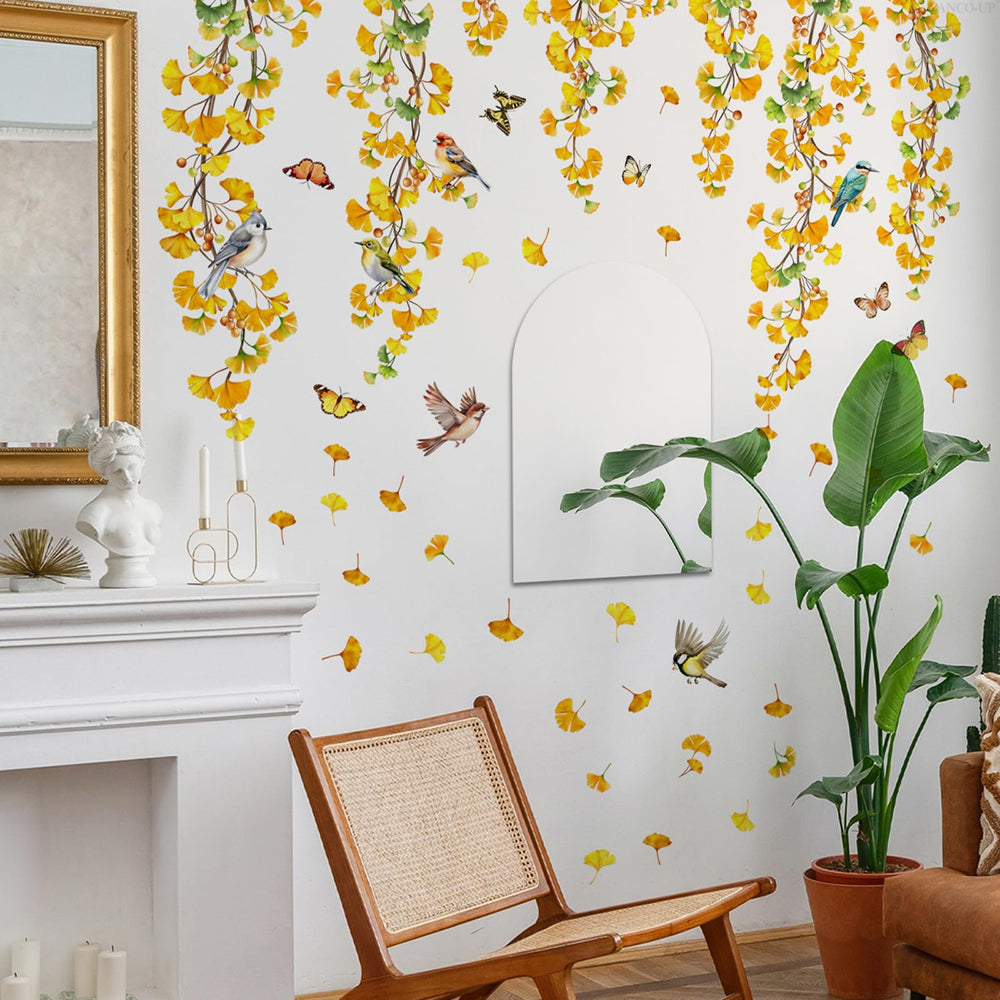 Prabahdak butterflies on wall sticker brightens walls and invites imagination