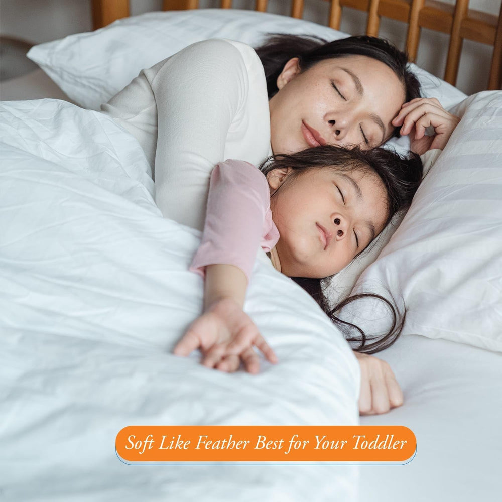 Prajwal Linen two-pack toddler pillowcase, gift-ready packaging.