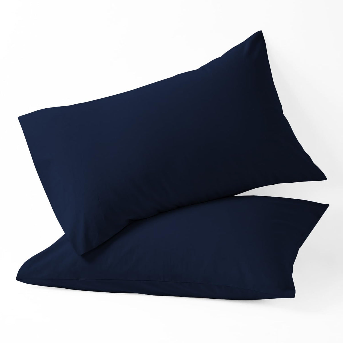 Prajwal Linen toddler pillowcase 12x16 navy with zipper keeps pillow secure