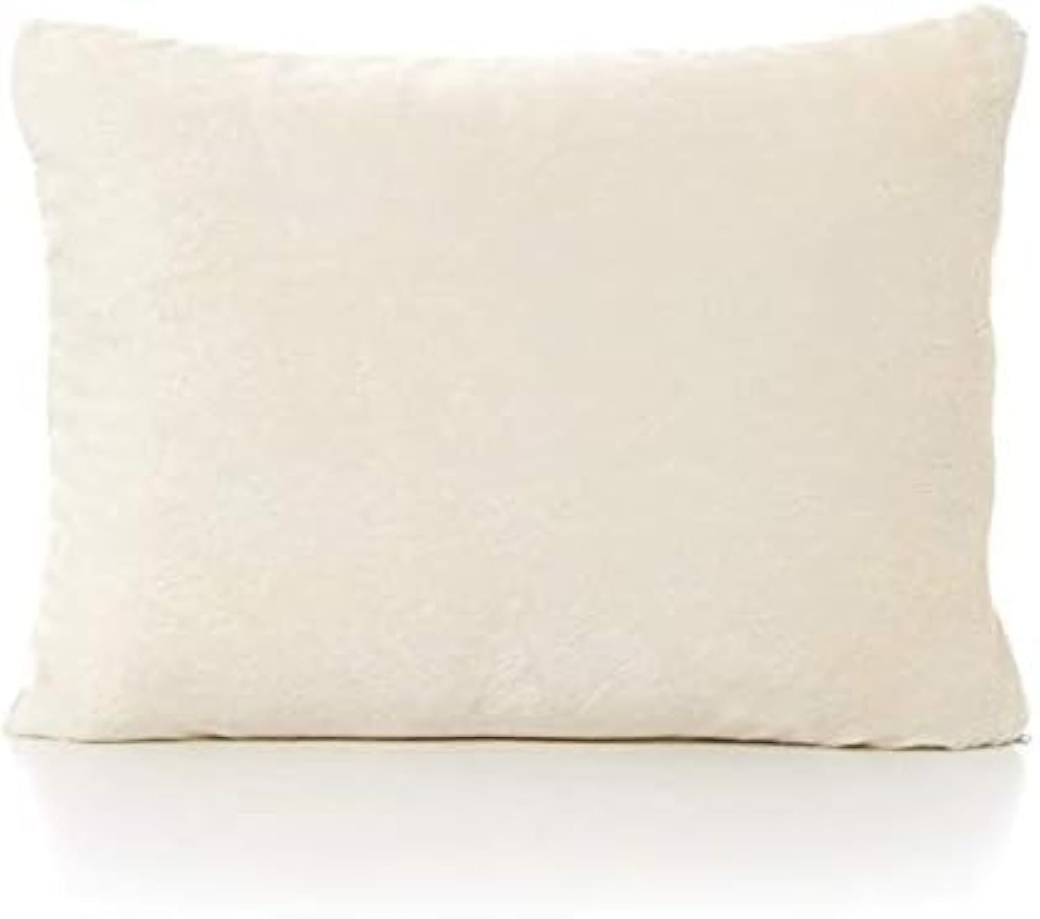 Prajwal Linen toddler pillowcase with zipper in ivory fits 12x16 pillows securely.