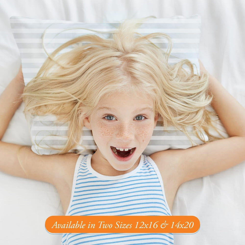 Prajwal Linen zippered pillowcase keeps pillow in place during travel.