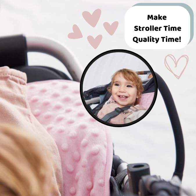 Pramglam lightweight mirror travels well for everyday errands