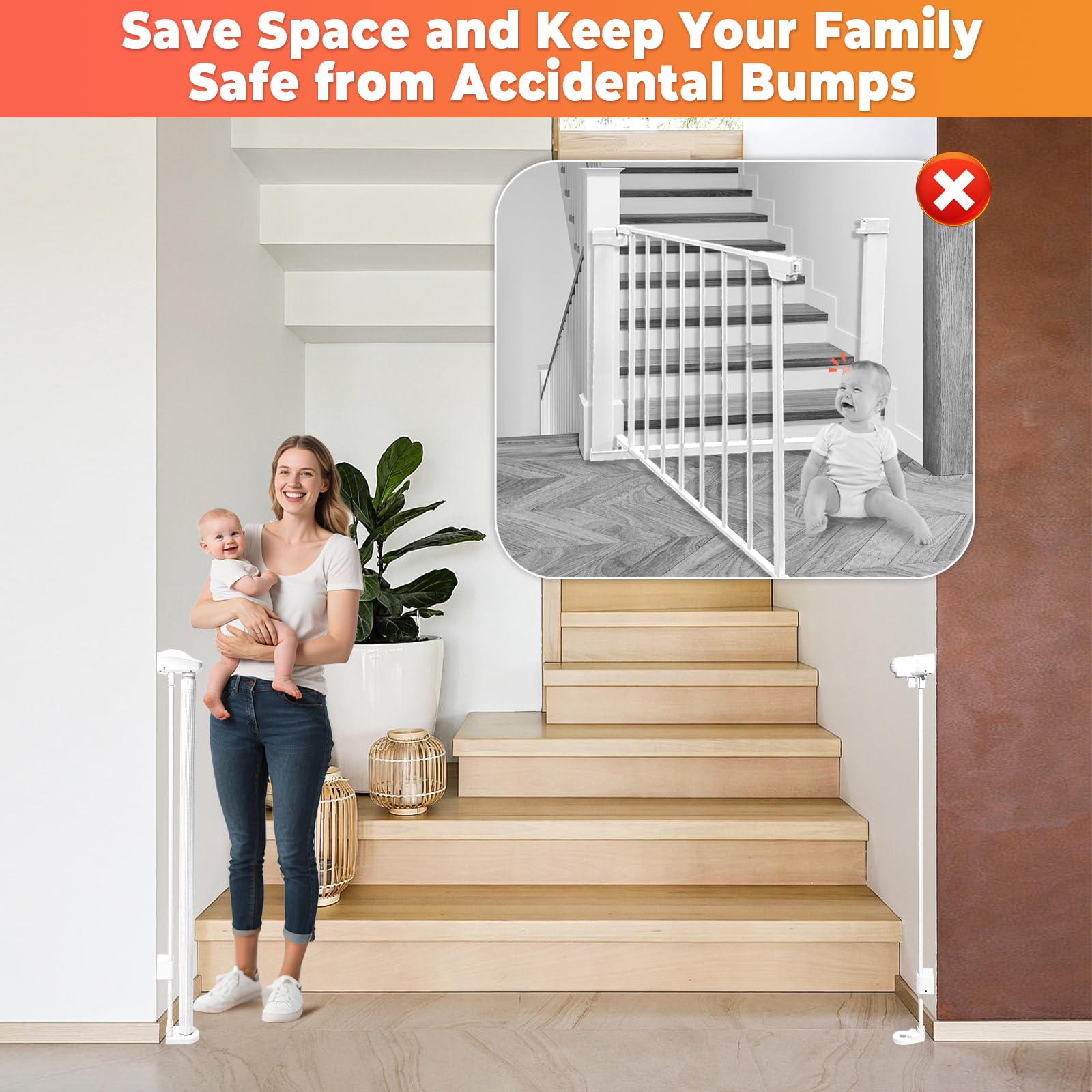 Pravoluxmax dual-lock-design allows quick door access with clear lock status.