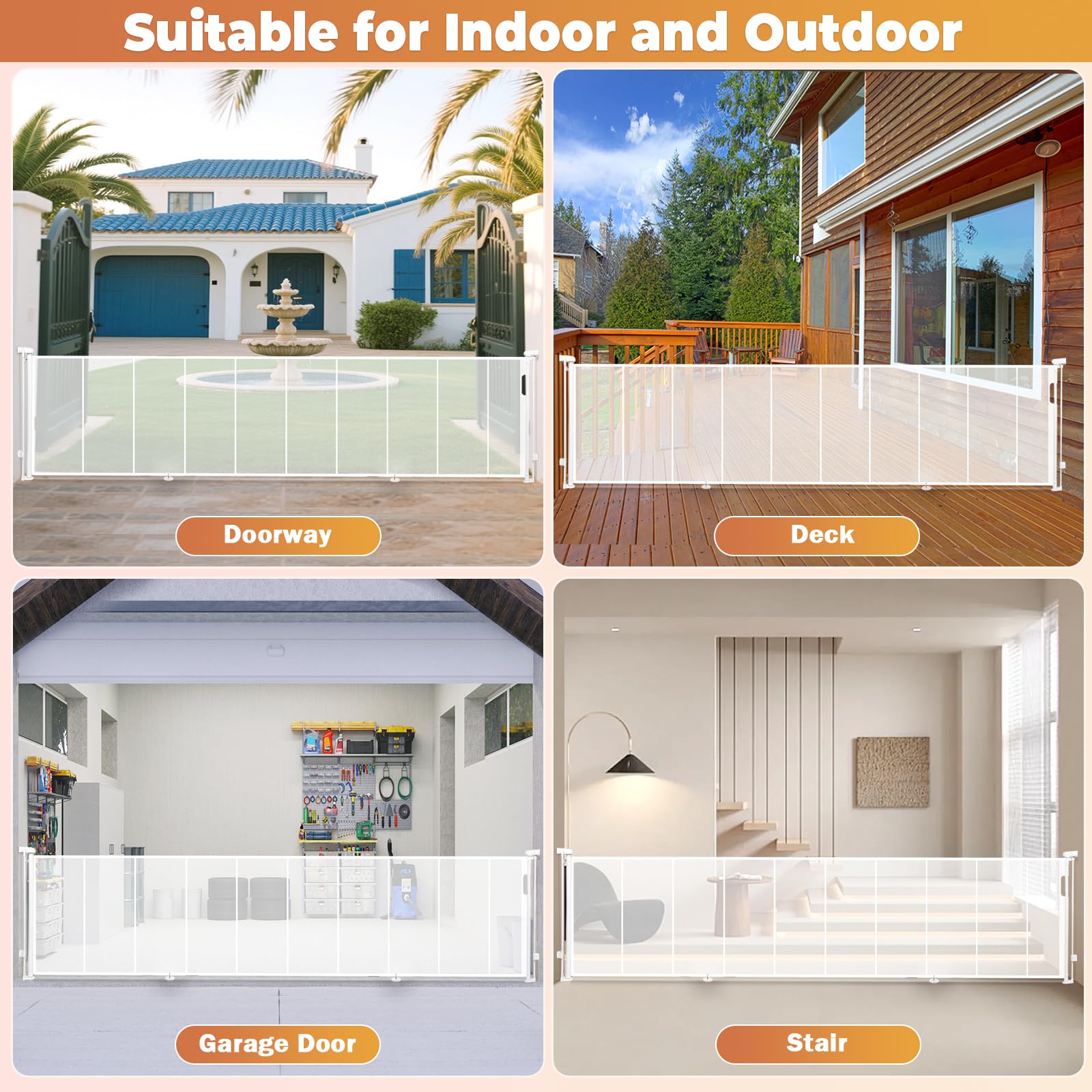 Pravoluxmax extra-wide opening gate suitable for large spaces