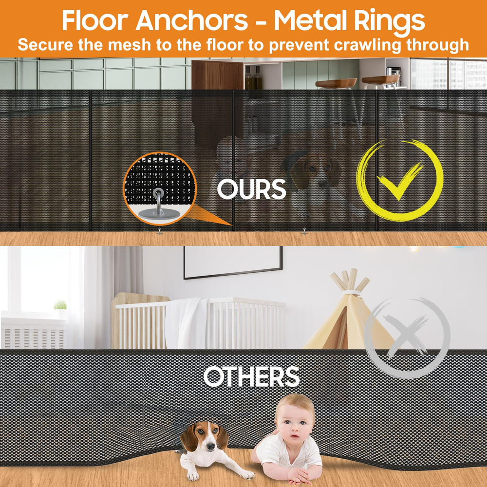 Width adjustable from 0 to 200 inches for large openings.
