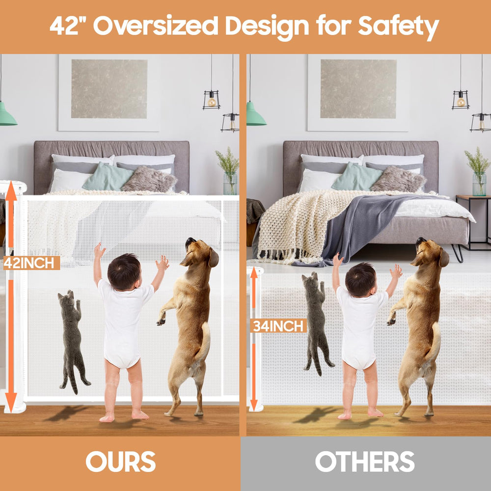 Pravoluxmax 42-inch height provides a clear boundary for kids.