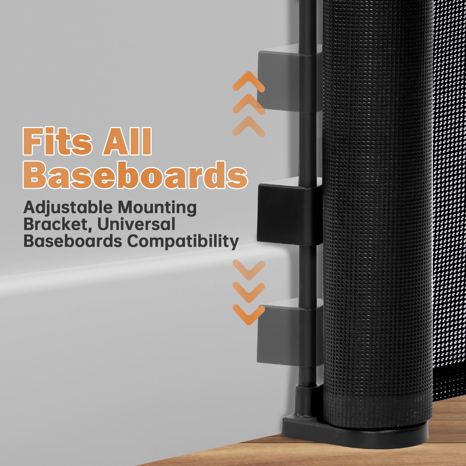 Pravoluxmax indoor-outdoor gate is versatile for stairs, hallways, patios and decks.