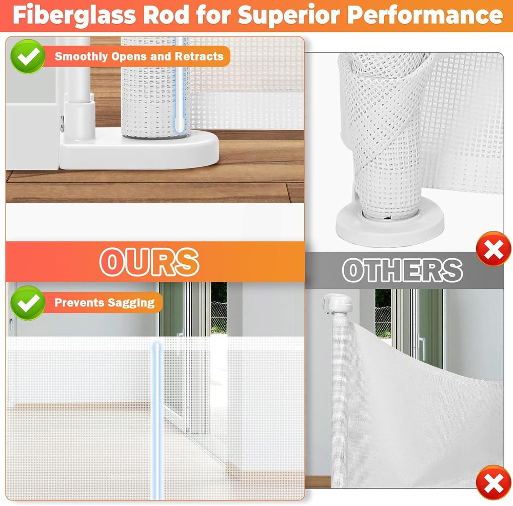 Pravoluxmax indoor-outdoor-use gate protects kids and pets in any space.
