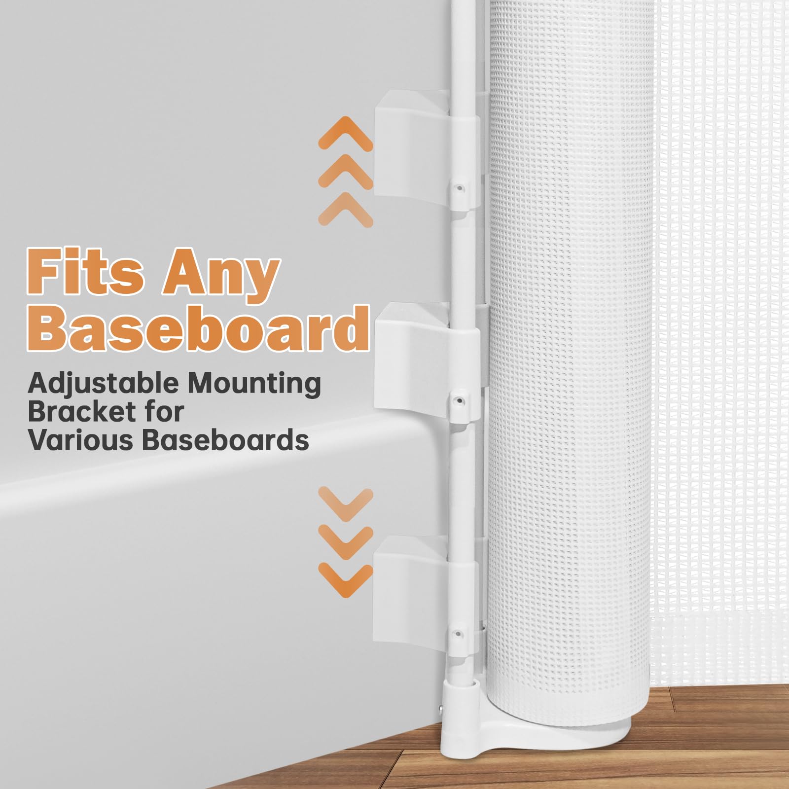 Pravoluxmax stair setup shows secure barrier at stair entrances.